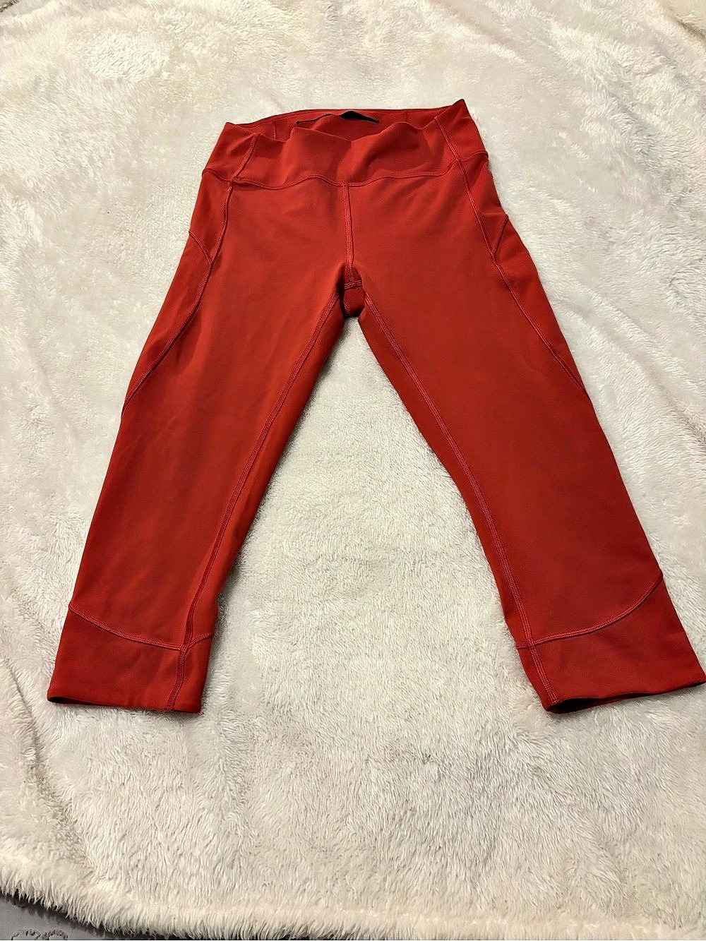 lululemon Red Athletic Leggings Like New